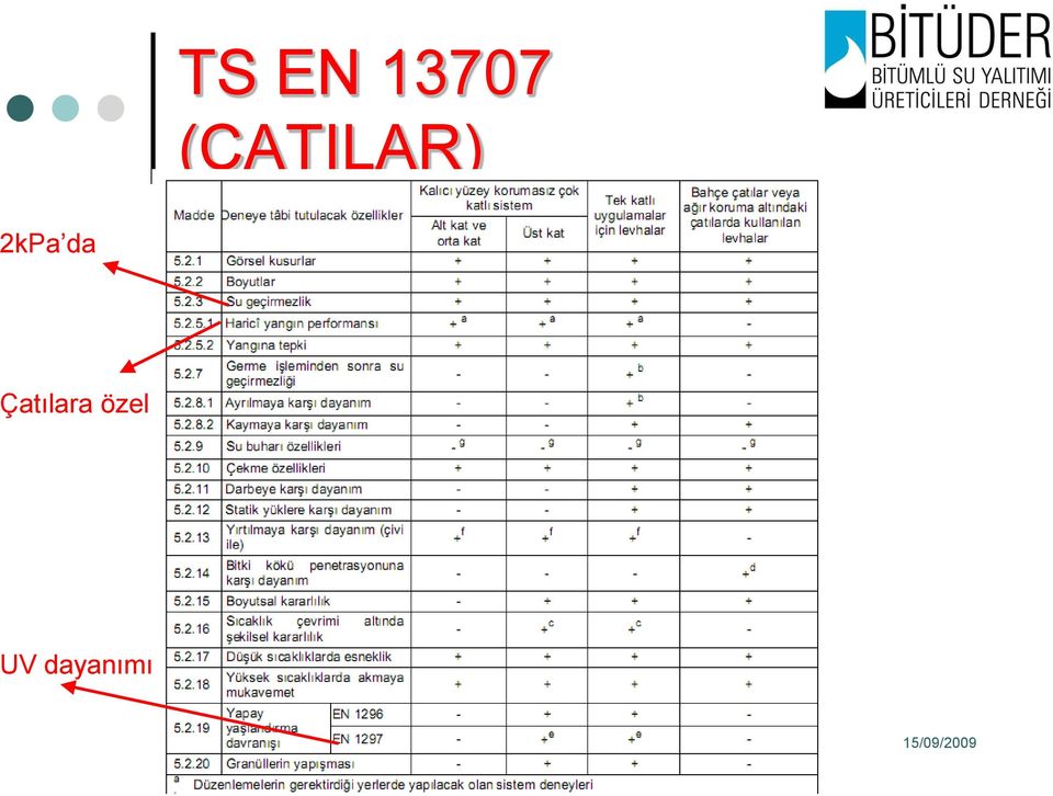 Çatılara özel UV