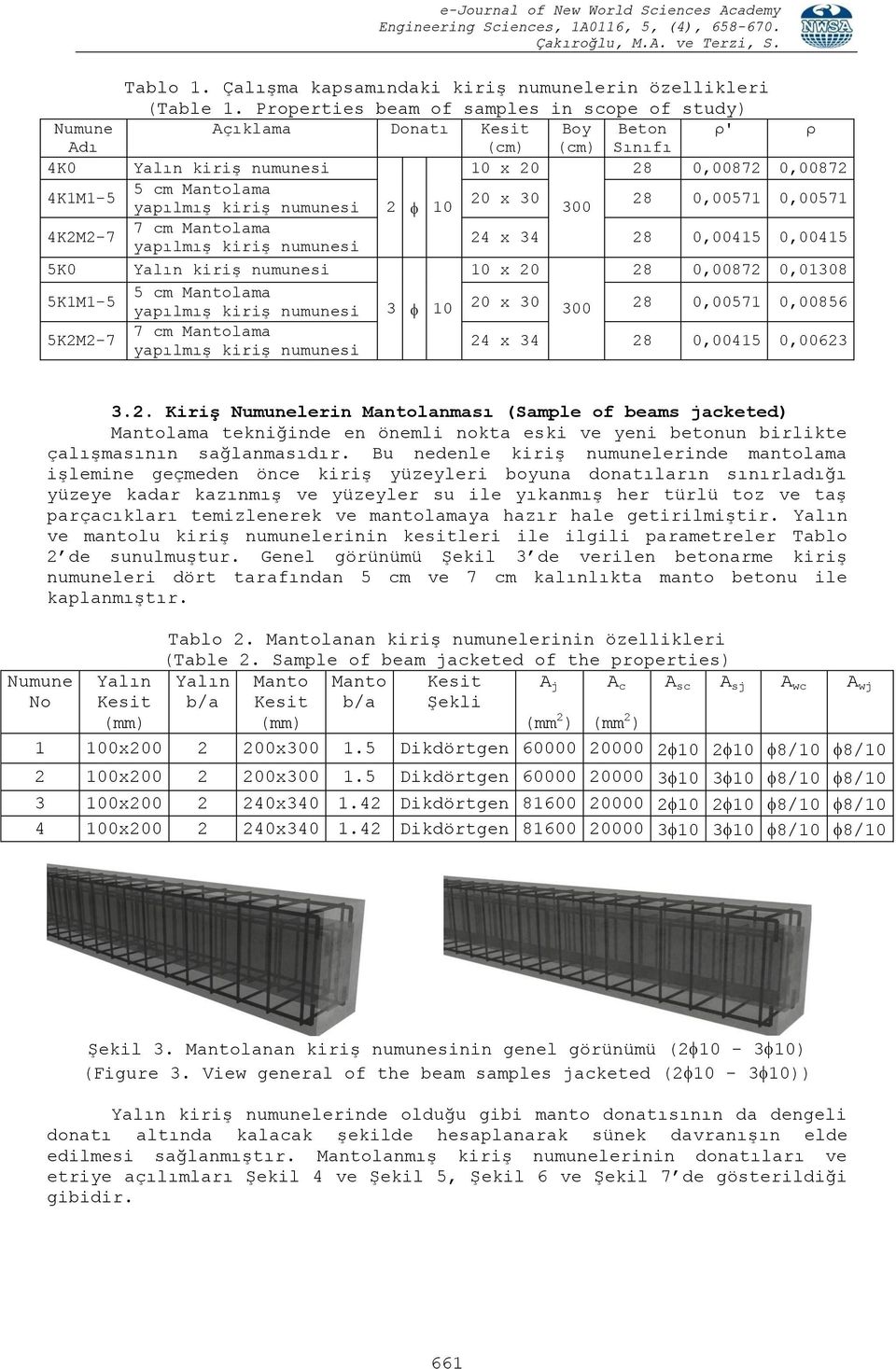 28 0,00571 0,00571 7 cm Mantolama yapılmıģ kiriģ numunesi 24 x 34 28 0,00415 0,00415 Yalın kiriģ numunesi x 20 28 0,00872 0,01308 5 cm Mantolama yapılmıģ kiriģ numunesi 3 20 x 30 300 28 0,00571