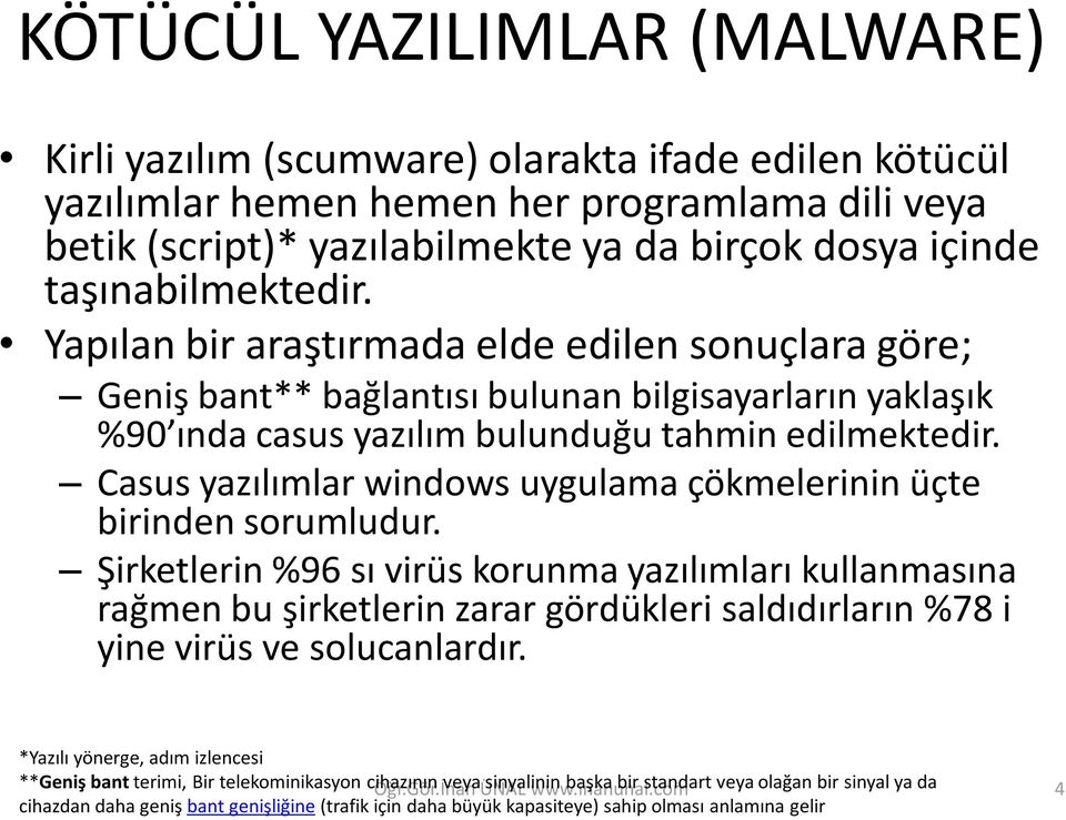 Casus yazılımlar windows uygulama çökmelerinin üçte birinden sorumludur.