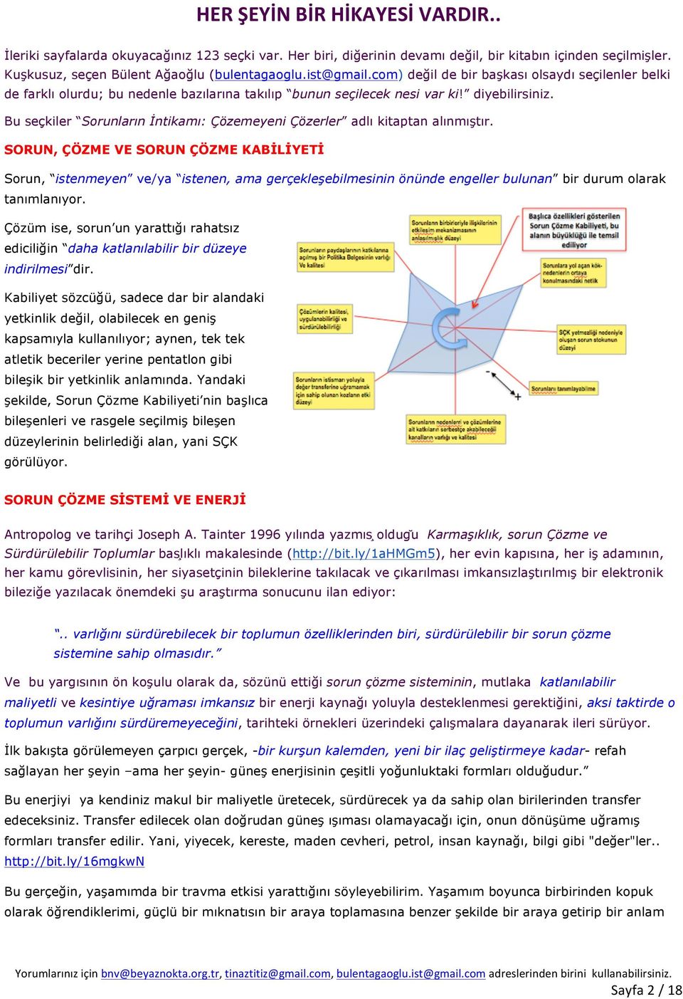 Bu seçkiler Sorunların İntikamı: Çözemeyeni Çözerler adlı kitaptan alınmıştır.