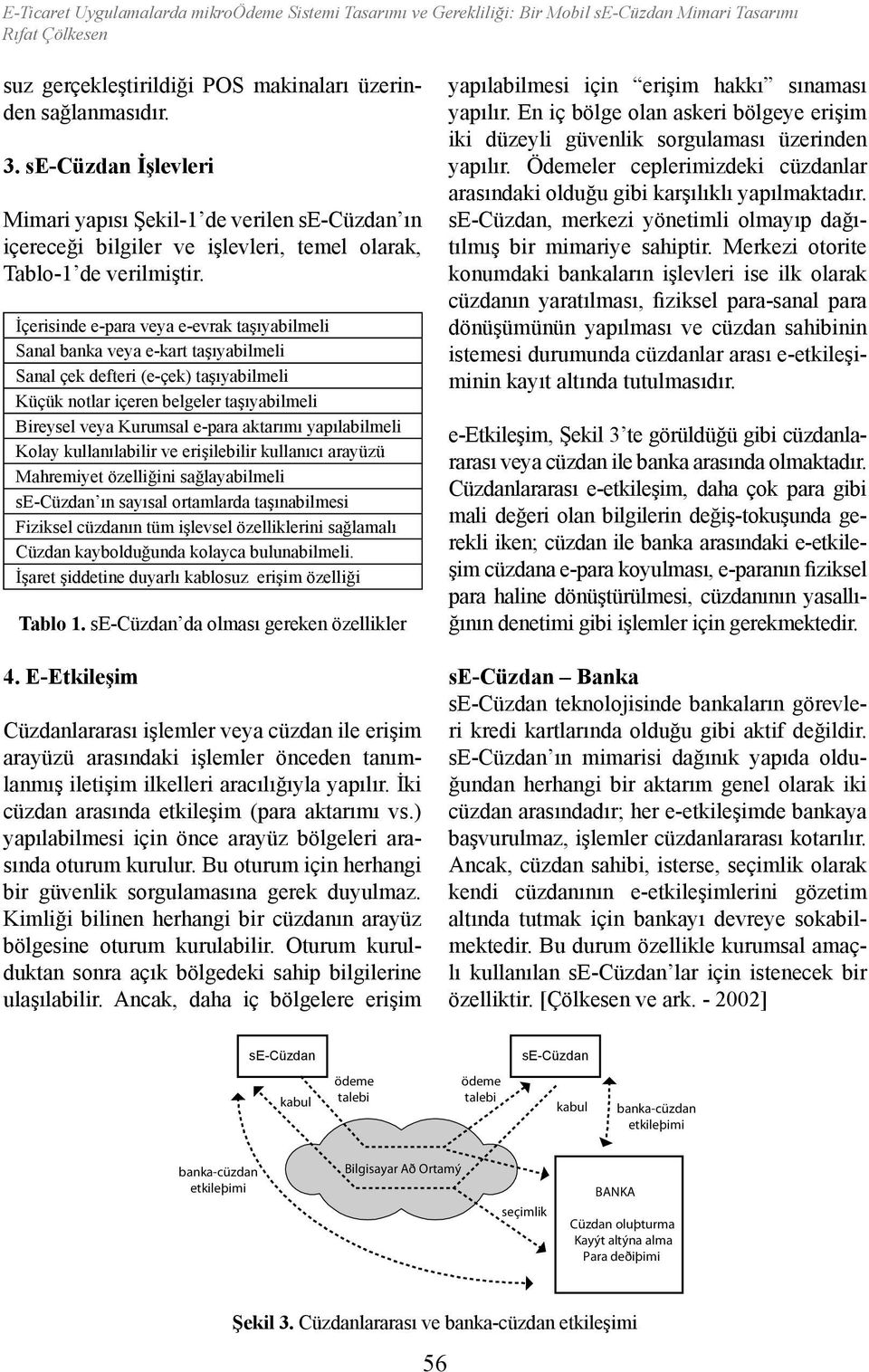 İçerisinde e-para veya e-evrak taşıyabilmeli Sanal banka veya e-kart taşıyabilmeli Sanal çek defteri (e-çek) taşıyabilmeli Küçük notlar içeren belgeler taşıyabilmeli Bireysel veya Kurumsal e-para