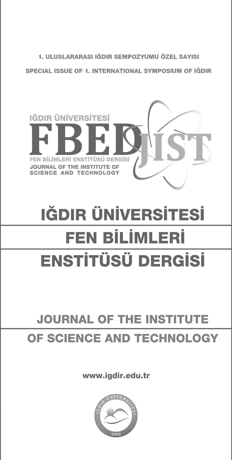 SPECIAL ISSUE OF 1.