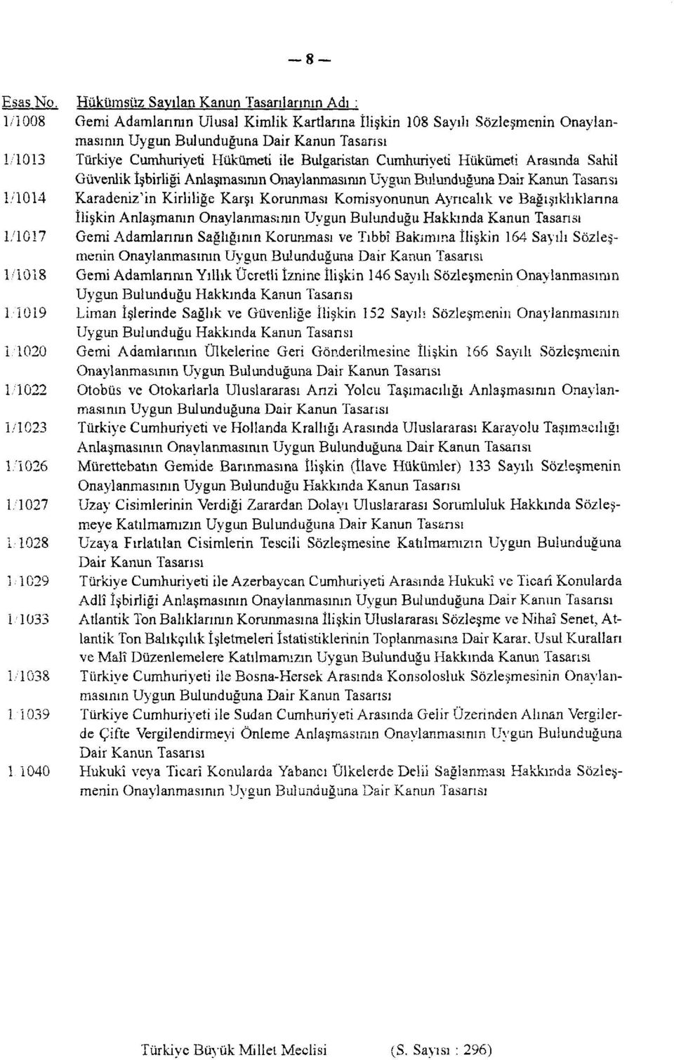 Cumhuriyeti Hükümeti Arasında Sahil Güvenlik İşbirliği Anlaşmasının Onaylanmasının 1/1014 Karadeniz'in Kirliliğe Karşı Korunması Komisyonunun Ayrıcalık ve Bağışıklıklarına İlişkin Anlaşmanın