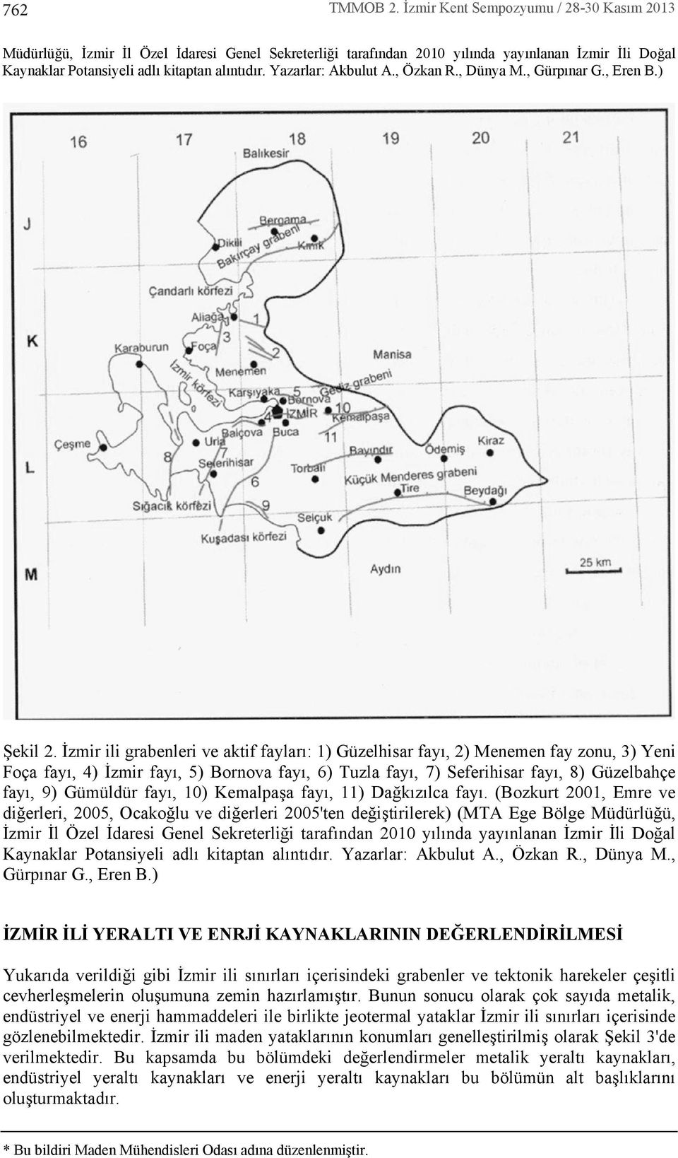 Yazarlar: Akbulut A., Özkan R., Dünya M., Gürp nar G., Eren B.) Şekil 2.