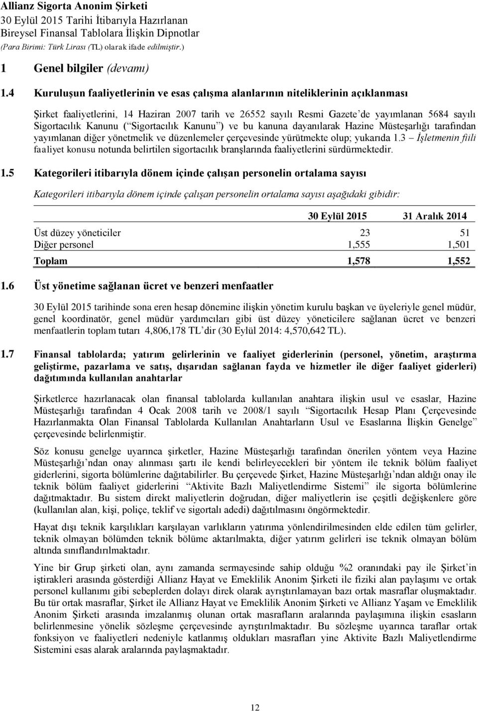 Kanunu ( Sigortacılık Kanunu ) ve bu kanuna dayanılarak Hazine Müsteşarlığı tarafından yayımlanan diğer yönetmelik ve düzenlemeler çerçevesinde yürütmekte olup; yukarıda 1.