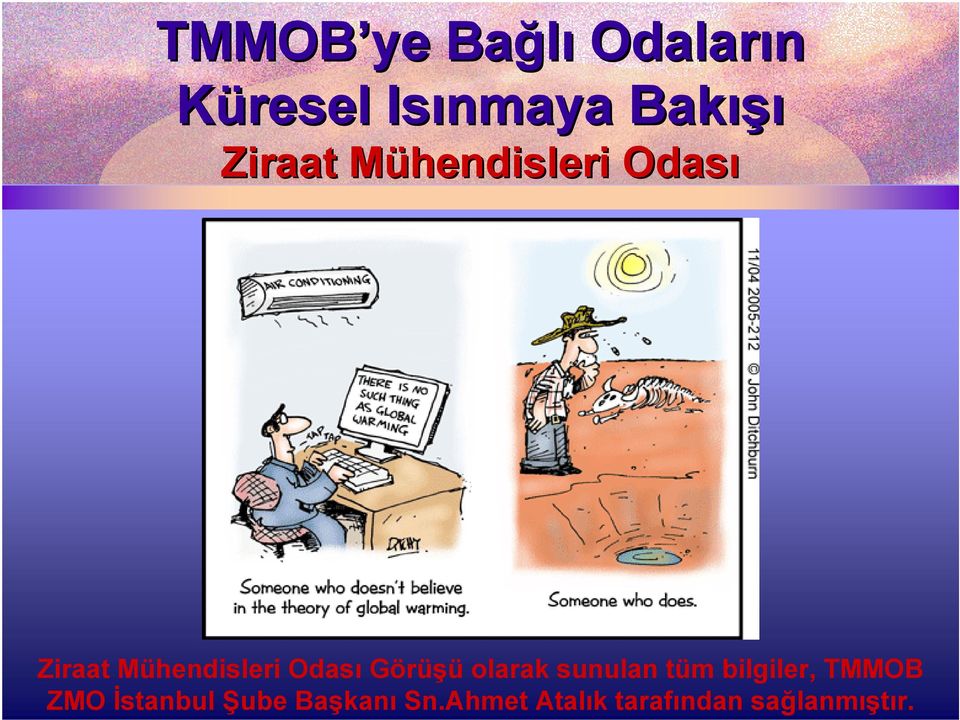 TMMOB ZMO İstanbul Şube Başkanı