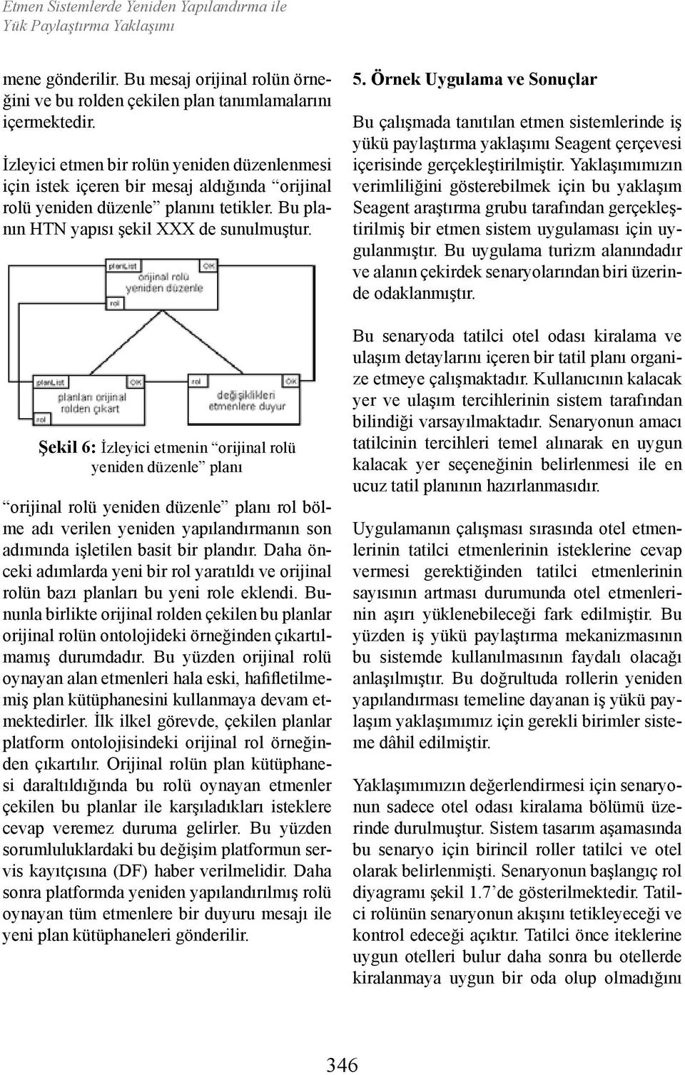 Şekil 6: İzleyici etmenin orijinal rolü yeniden düzenle planı orijinal rolü yeniden düzenle planı rol bölme adı verilen yeniden yapılandırmanın son adımında işletilen basit bir plandır.