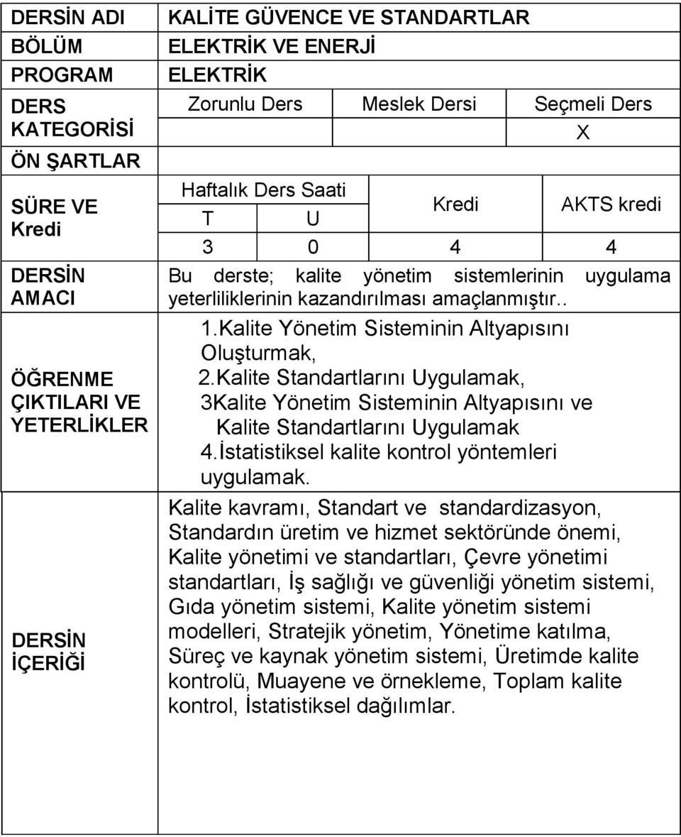 İstatistiksel kalite kontrol yöntemleri uygulamak.