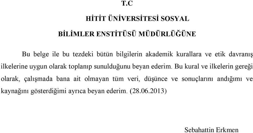 beyan ederim.