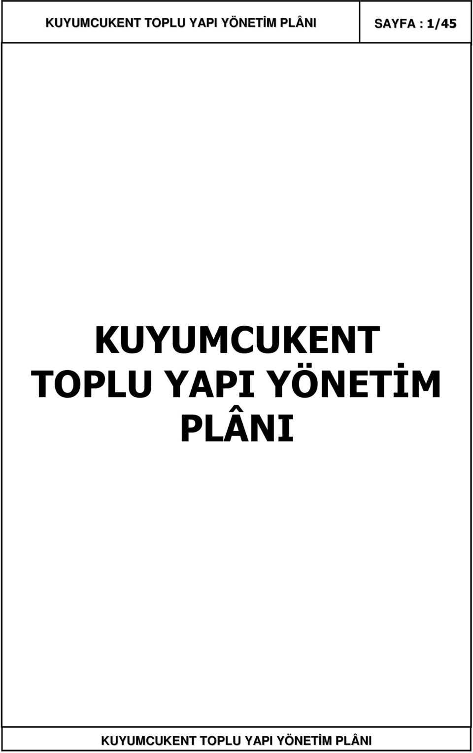 TOPLU YAPI