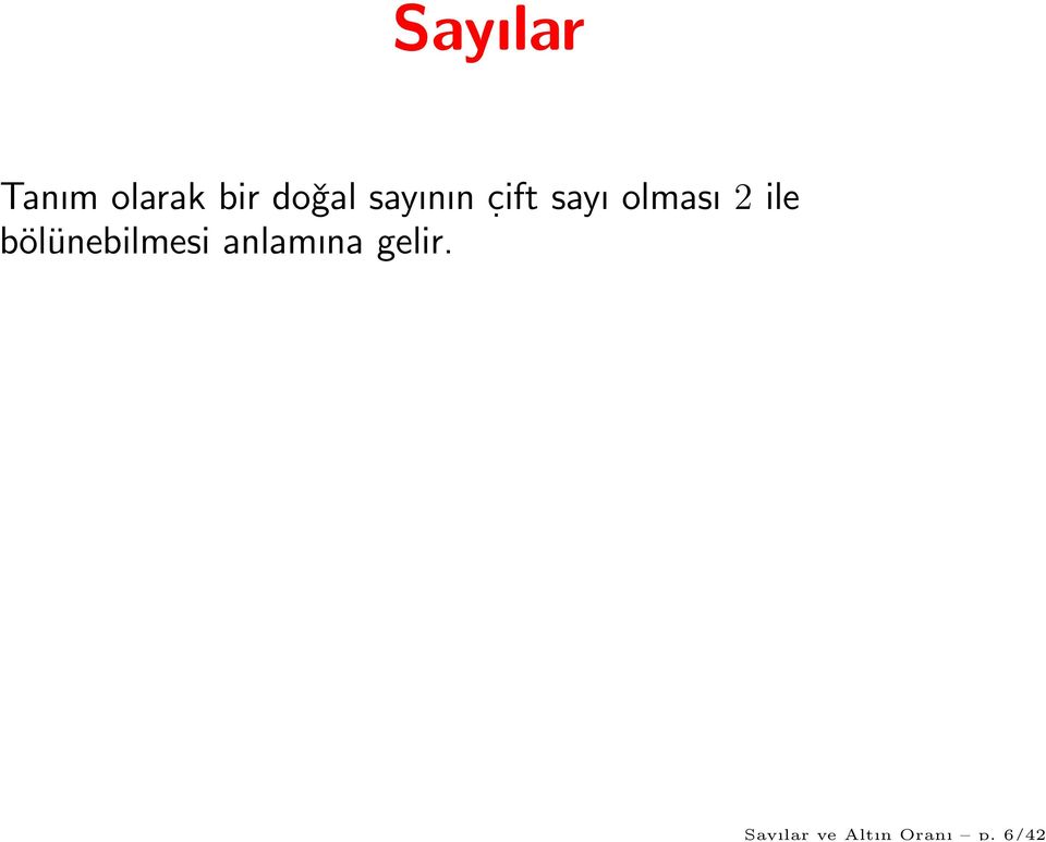 doǧal sayının c.