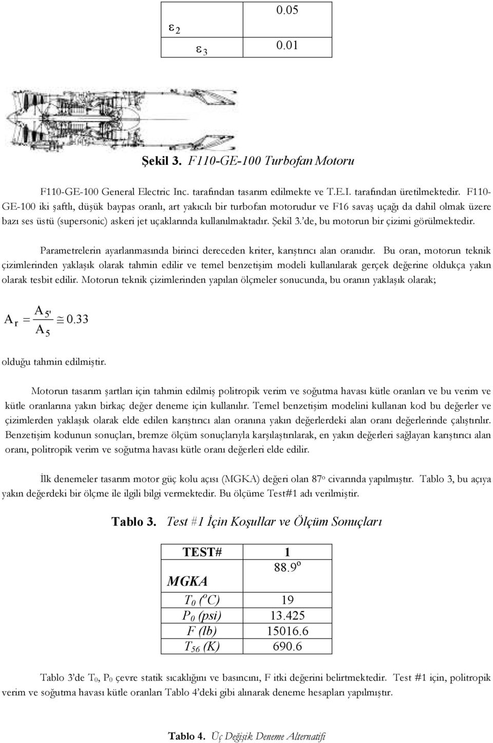 de, bu motorun bir çizimi görülmektedir. Parametrelerin ayarlanmasında birinci dereceden kriter, karıştırıcı alan oranıdır.