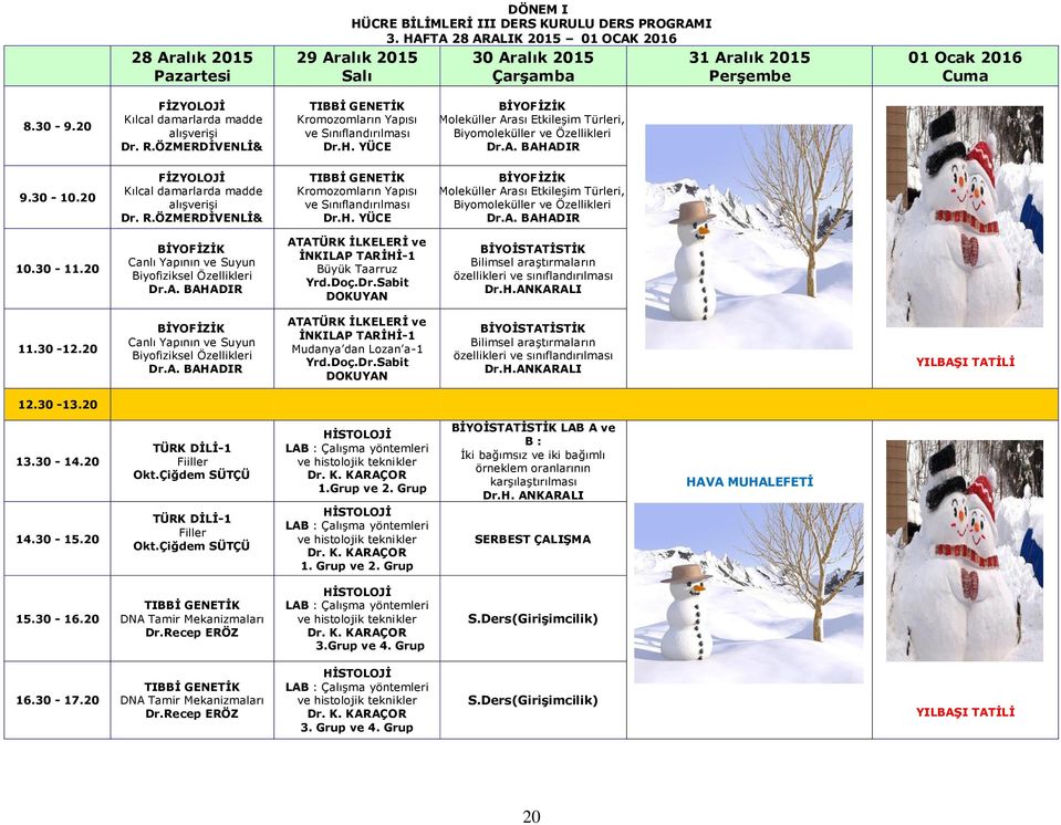 ÖZMERDİVENLİ& Kromozomların Yapısı ve Sınıflandırılması Moleküller Arası Etkileşim Türleri, Biyomoleküller ve Özellikleri Kılcal damarlarda madde alışverişi Dr. R.