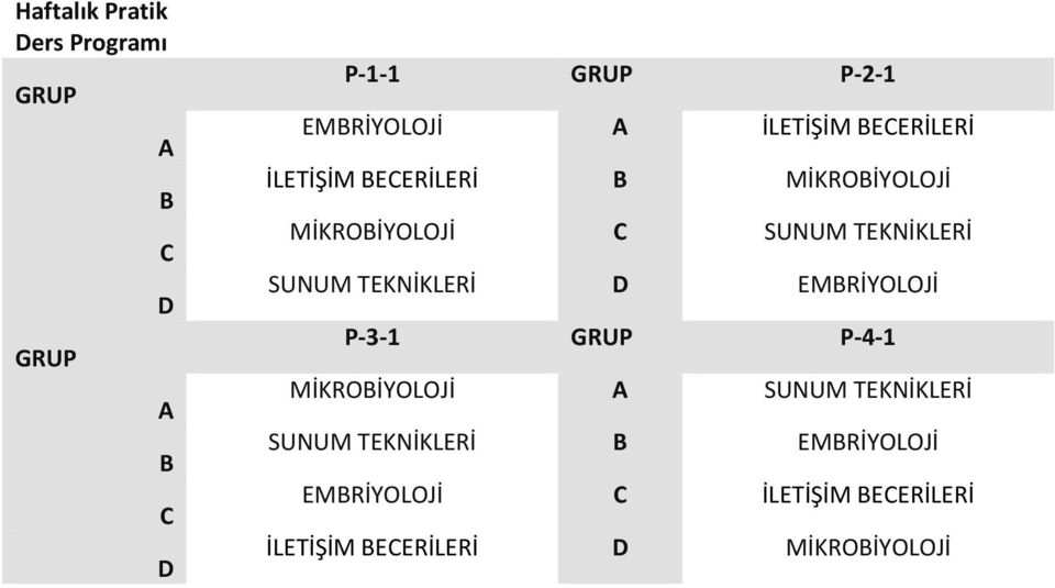 TEKNİKLERİ SUNUM TEKNİKLERİ D P-3-1 GRUP P-4-1 A SUNUM