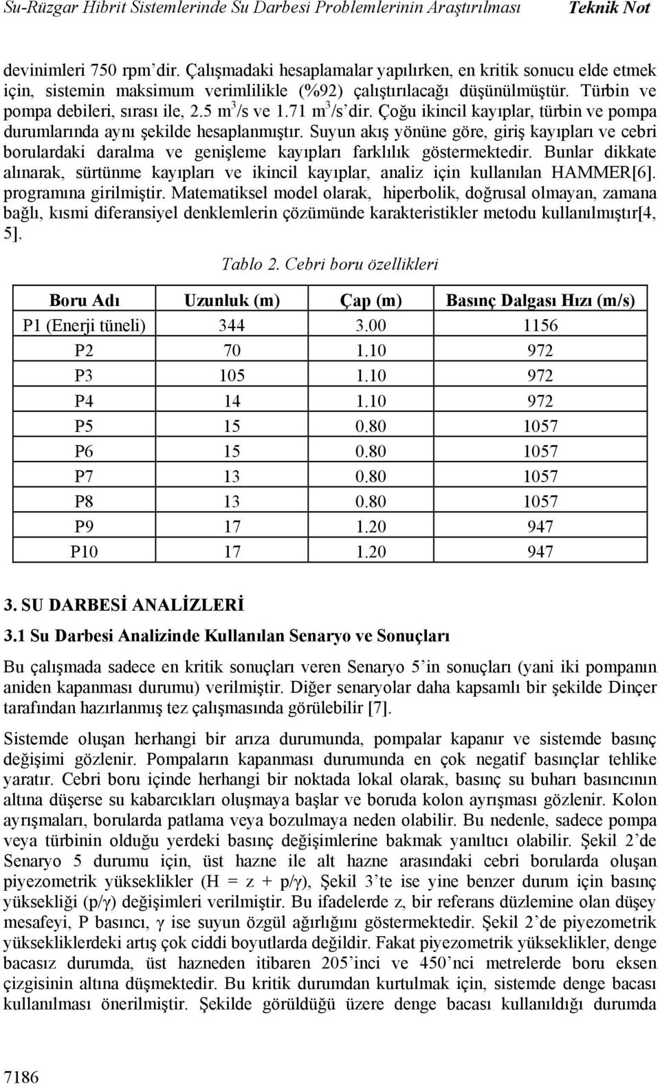 71 m 3 /s dir. Çoğu ikincil kayıplar, türbin ve pompa durumlarında aynı şekilde hesaplanmıştır.