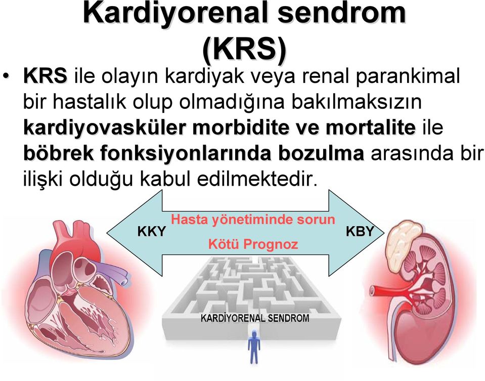 mortalite ile böbrek brek fonksiyonlarında nda bozulma arasında bir