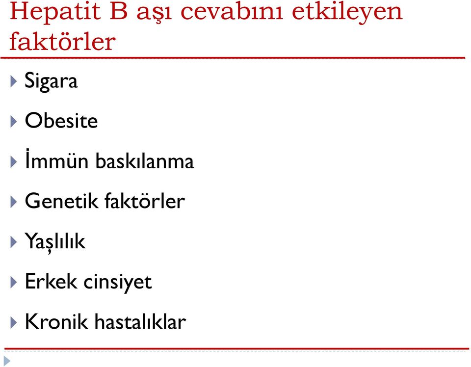 baskılanma Genetik faktörler