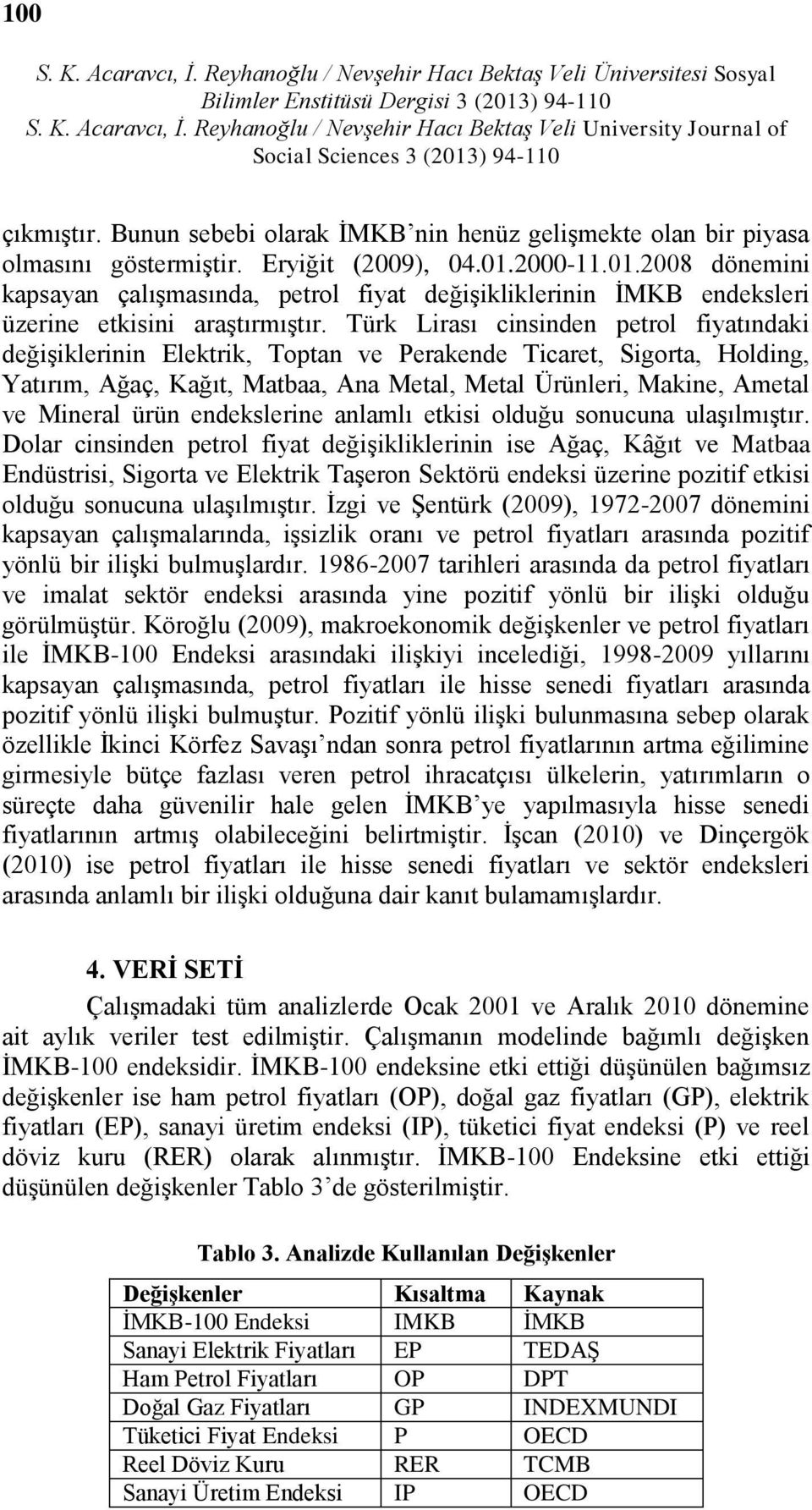 Türk Lirası cinsinden petrol fiyatındaki değişiklerinin Elektrik, Toptan ve Perakende Ticaret, Sigorta, Holding, Yatırım, Ağaç, Kağıt, Matbaa, Ana Metal, Metal Ürünleri, Makine, Ametal ve Mineral