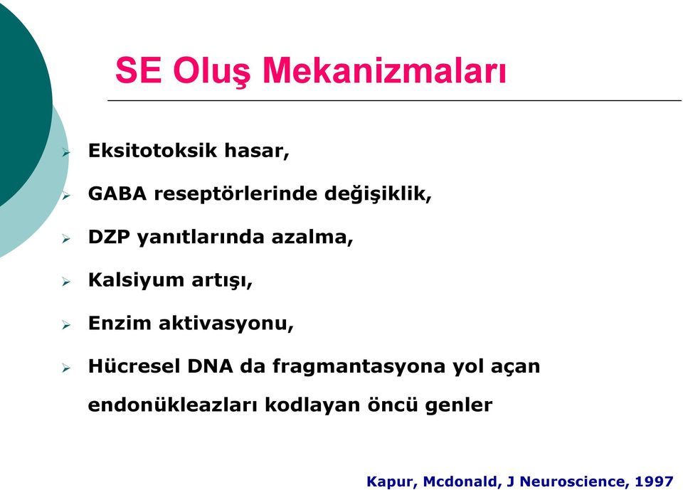 aktivasyonu, Hücresel DNA da fragmantasyona yol açan