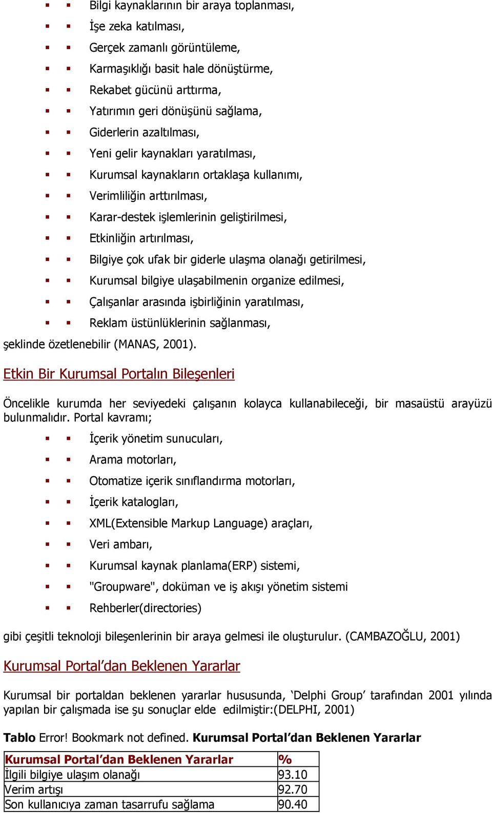 bir giderle ulaşma olanağı getirilmesi, Kurumsal bilgiye ulaşabilmenin organize edilmesi, Çalışanlar arasında işbirliğinin yaratılması, Reklam üstünlüklerinin sağlanması, şeklinde özetlenebilir