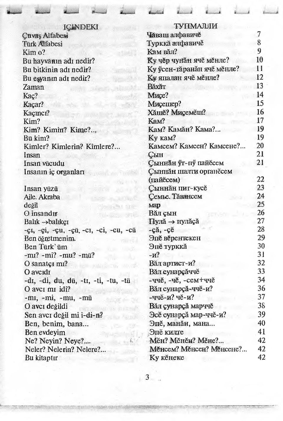 KaMa?... 19 B u kim? Ky KaM? 19 Kimler? Kimlerin? Kimlere?... KflMceM? KaMcen? KaMceue?