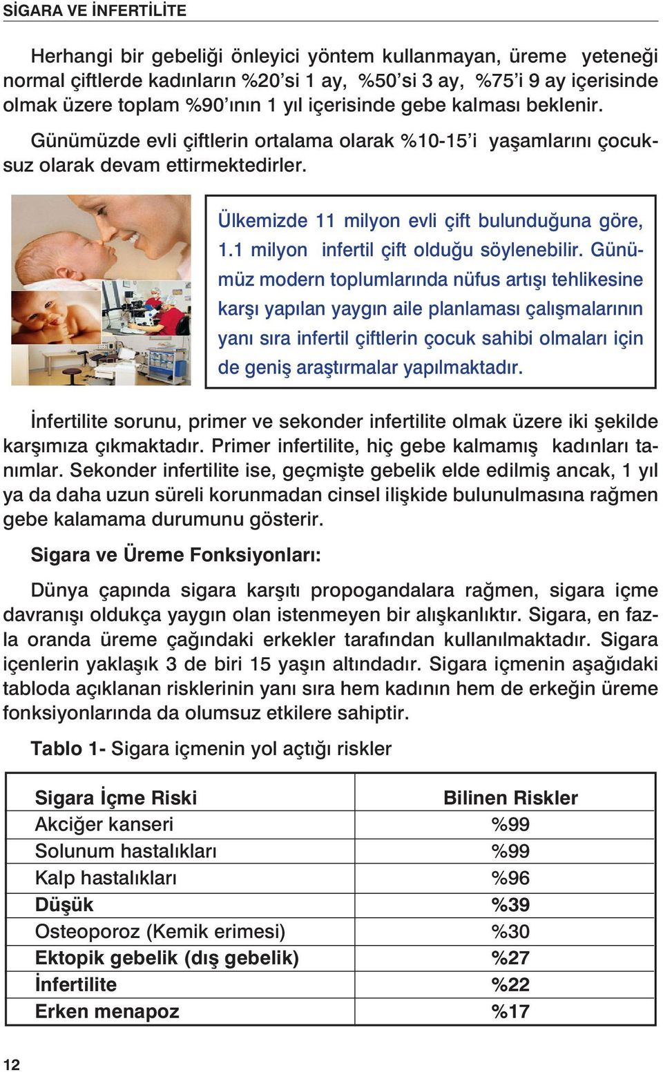 İnfertilite sorunu, primer ve sekonder infertilite olmak üzere iki şekilde karşımıza çıkmaktadır. Primer infertilite, hiç gebe kalmamış kadınları tanımlar.