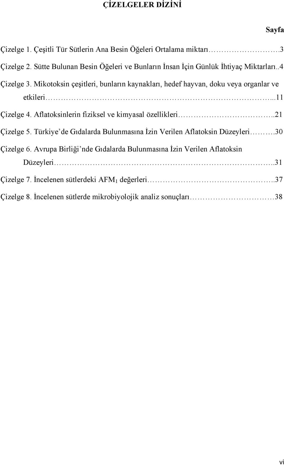 Mikotoksin çeşitleri, bunların kaynakları, hedef hayvan, doku veya organlar ve etkileri...11 Çizelge 4. Aflatoksinlerin fiziksel ve kimyasal özellikleri.