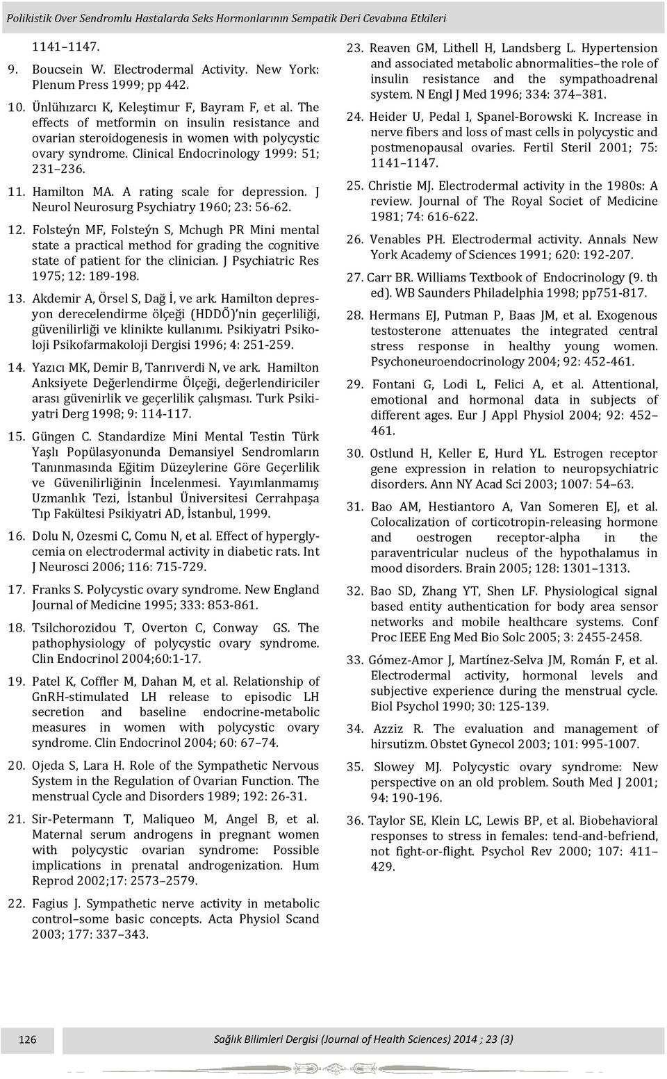 Clinical Endocrinology 1999: 51; 231 236. 11. Hamilton MA. A rating scale for depression. J Neurol Neurosurg Psychiatry 1960; 23: 56-62. 12.