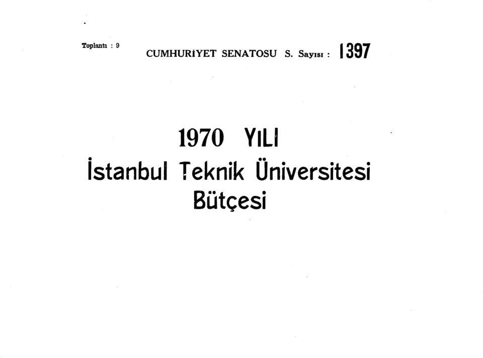 Sayısı : 0 970 YILI