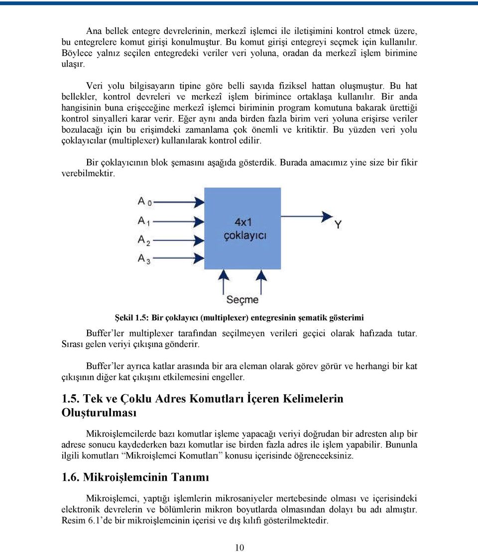 Bu hat bellekler, kontrol devreleri ve merkezî işlem birimince ortaklaşa kullanılır.