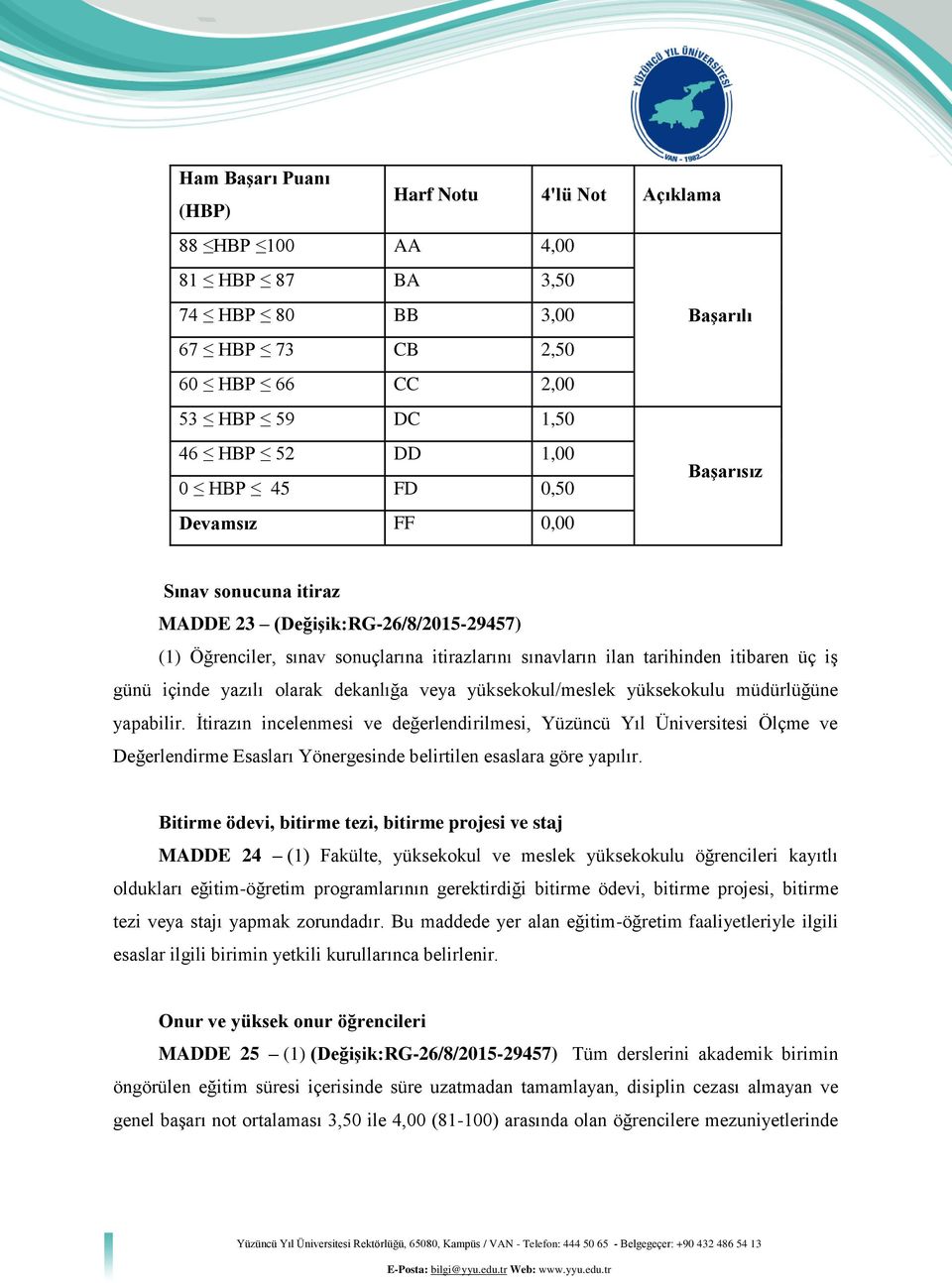 olarak dekanlığa veya yüksekokul/meslek yüksekokulu müdürlüğüne yapabilir.