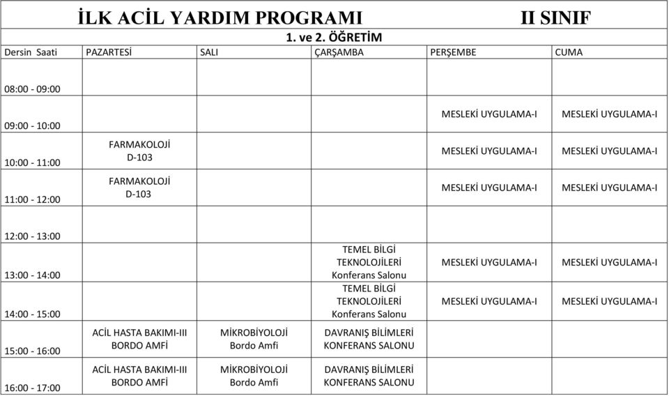 BAKIMI-III MİKROBİYOLOJİ DAVRANIŞ BİLİMLERİ KONFERANS