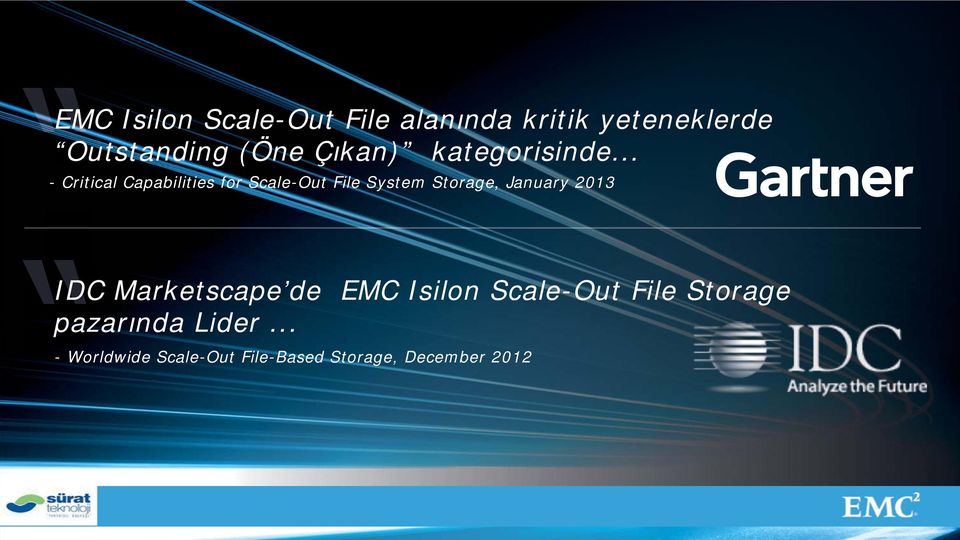 .. sentence ea) - Crical Capabilies for Scale-Out File System Storage, January 2013
