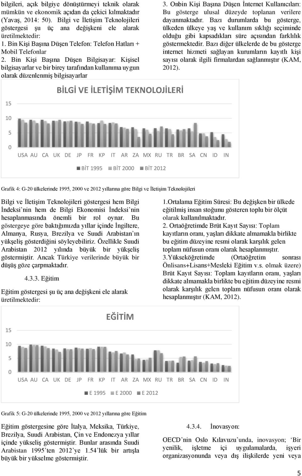 Bin Kişi Başına Düşen Bilgisayar: Kişisel bilgisayarlar ve bir birey tarafından kullanıma uygun olarak düzenlenmiş bilgisayarlar 1 1 BİLGİ VE İLETİŞİM TEKNOLOJİLERİ 3.