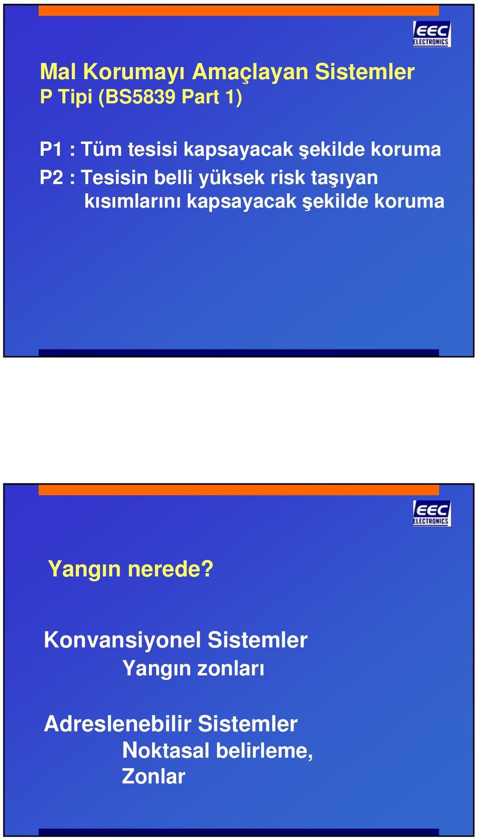 taşıyan kısımlarını kapsayacak şekilde koruma Yangın nerede?