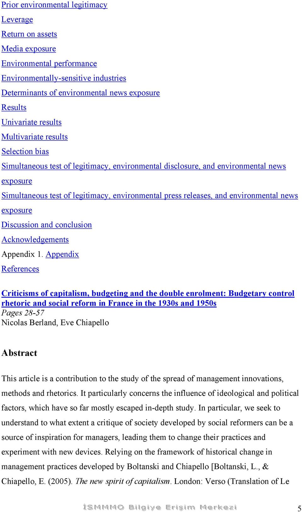 and environmental news exposure Discussion and conclusion Acknowledgements Appendix 1.