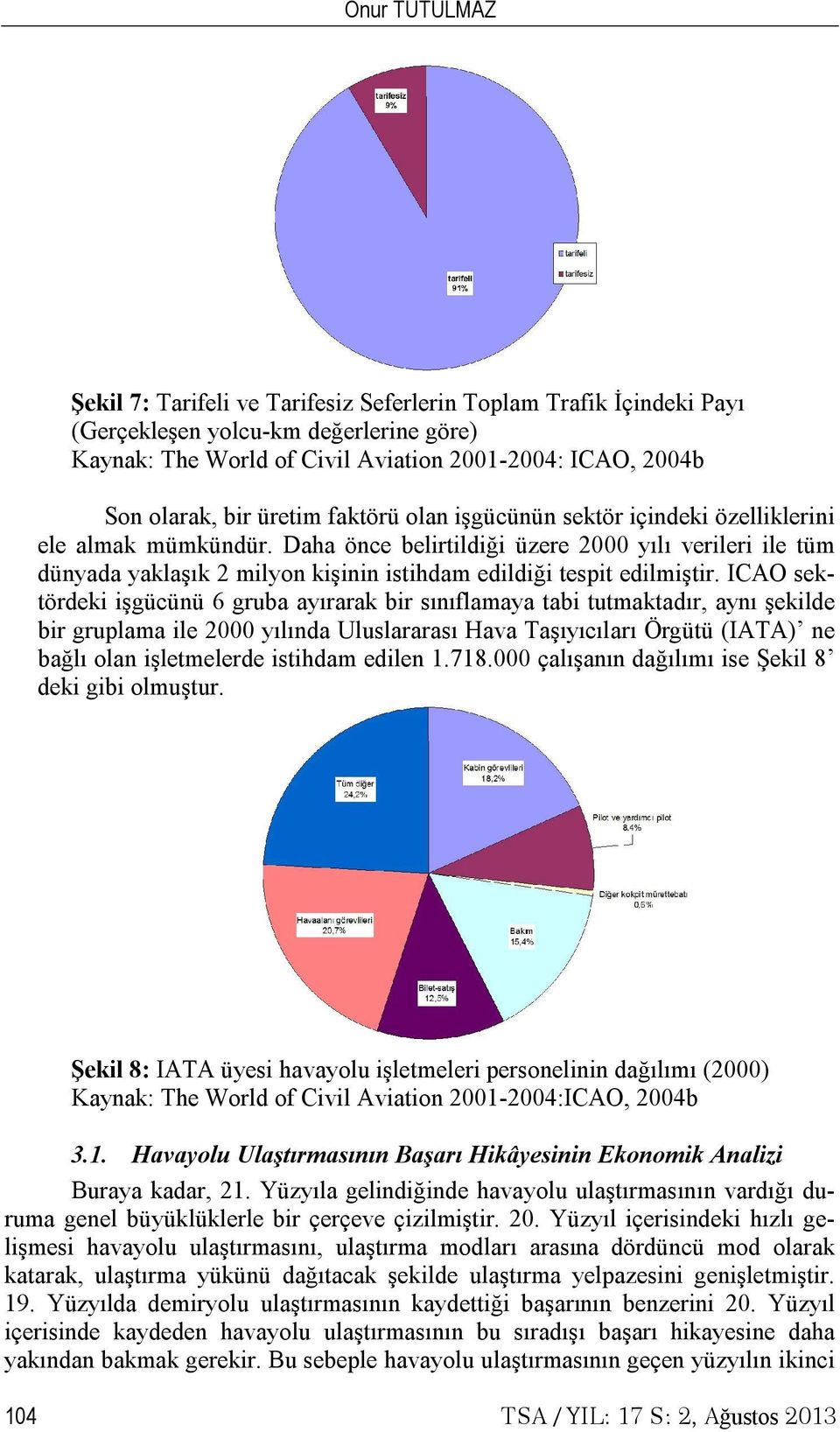 Daha önce belirtildiği üzere 2000 yılı verileri ile tüm dünyada yaklaşık 2 milyon kişinin istihdam edildiği tespit edilmiştir.