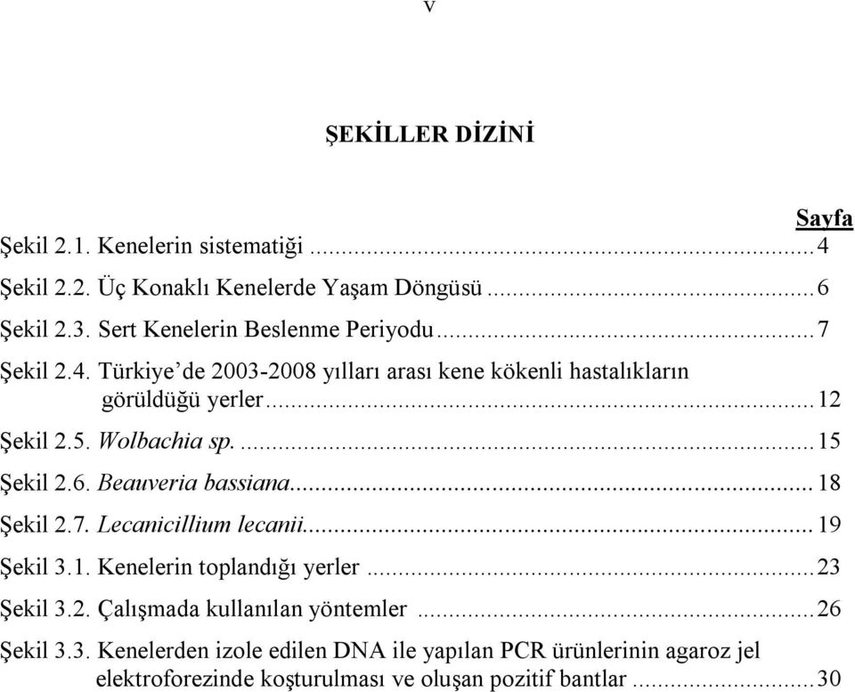 Wolbachia sp.... 15 ġekil 2.6. Beauveria bassiana... 18 ġekil 2.7. Lecanicillium lecanii... 19 ġekil 3.1. Kenelerin toplandığı yerler... 23 ġekil 3.