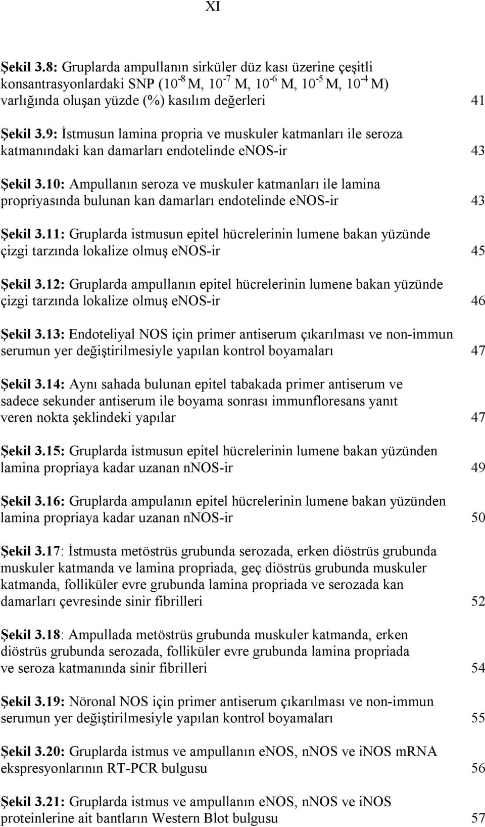 10: Ampullnın seroz ve muskuler ktmnlrı ile lmin propriysınd bulunn kn dmrlrı endotelinde enos-ir 43 Şekil 3.