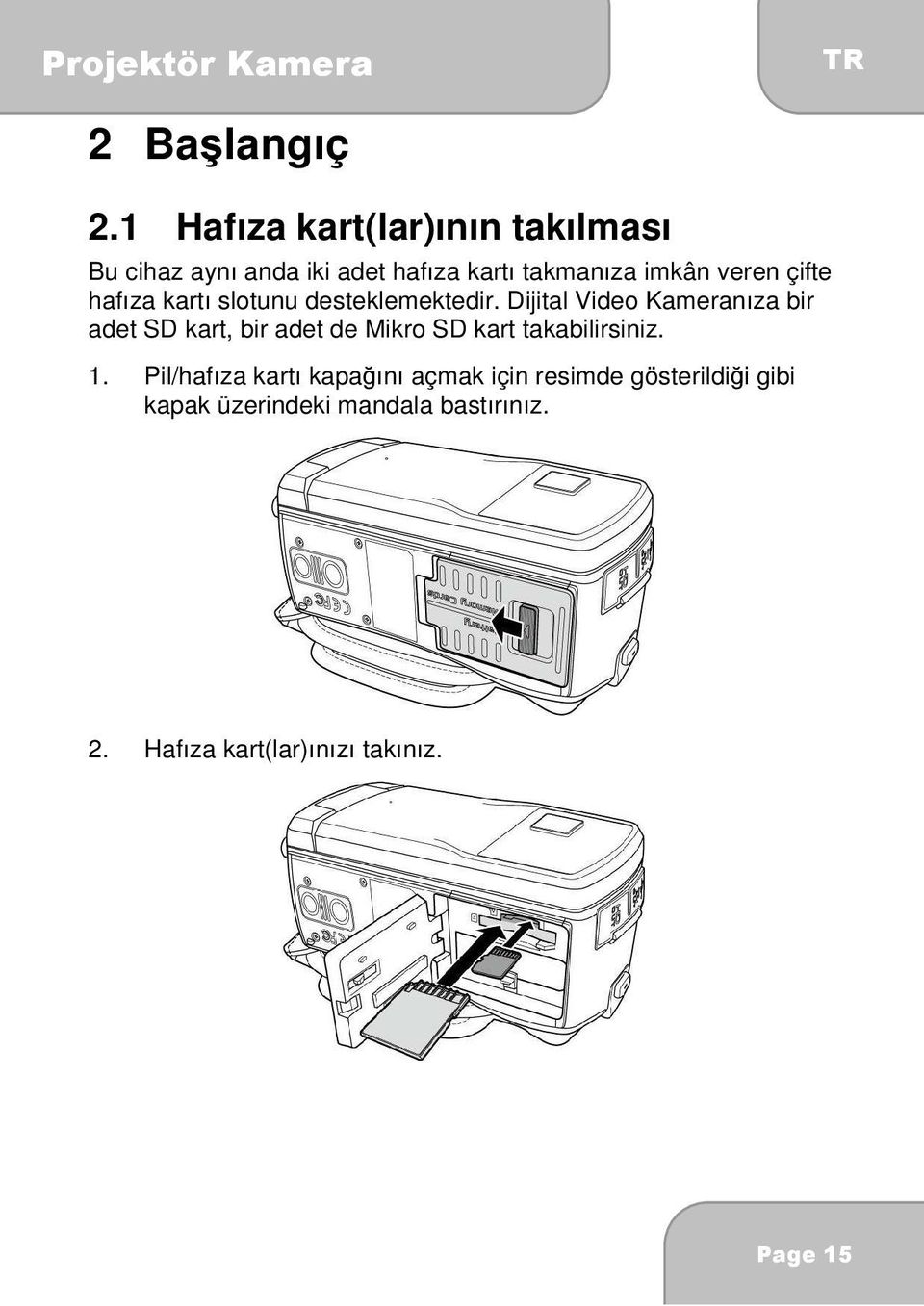 çifte hafıza kartı slotunu desteklemektedir.