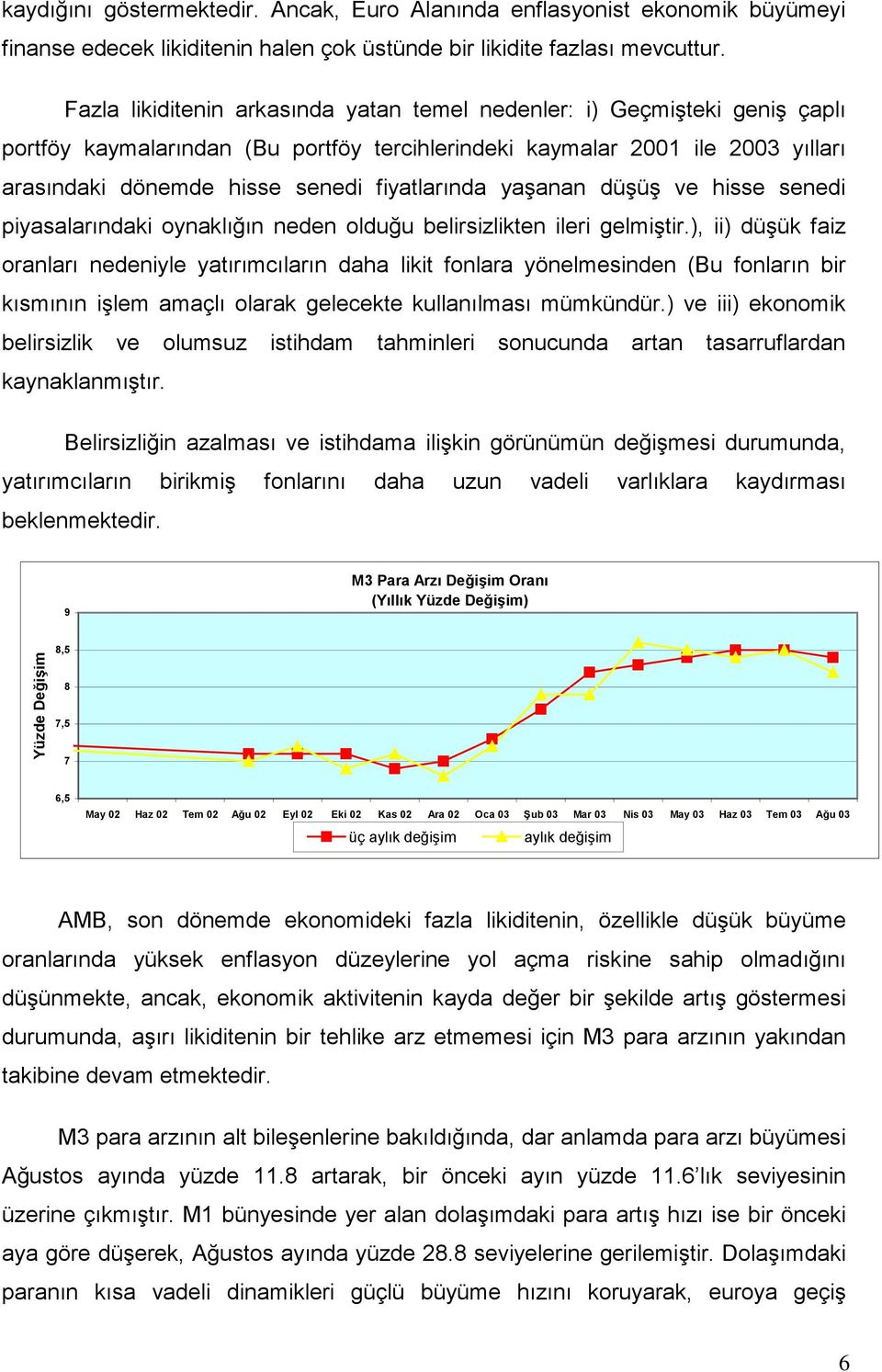 fiyatlarında yaşanan düşüş ve hisse senedi piyasalarındaki oynaklığın neden olduğu belirsizlikten ileri gelmiştir.