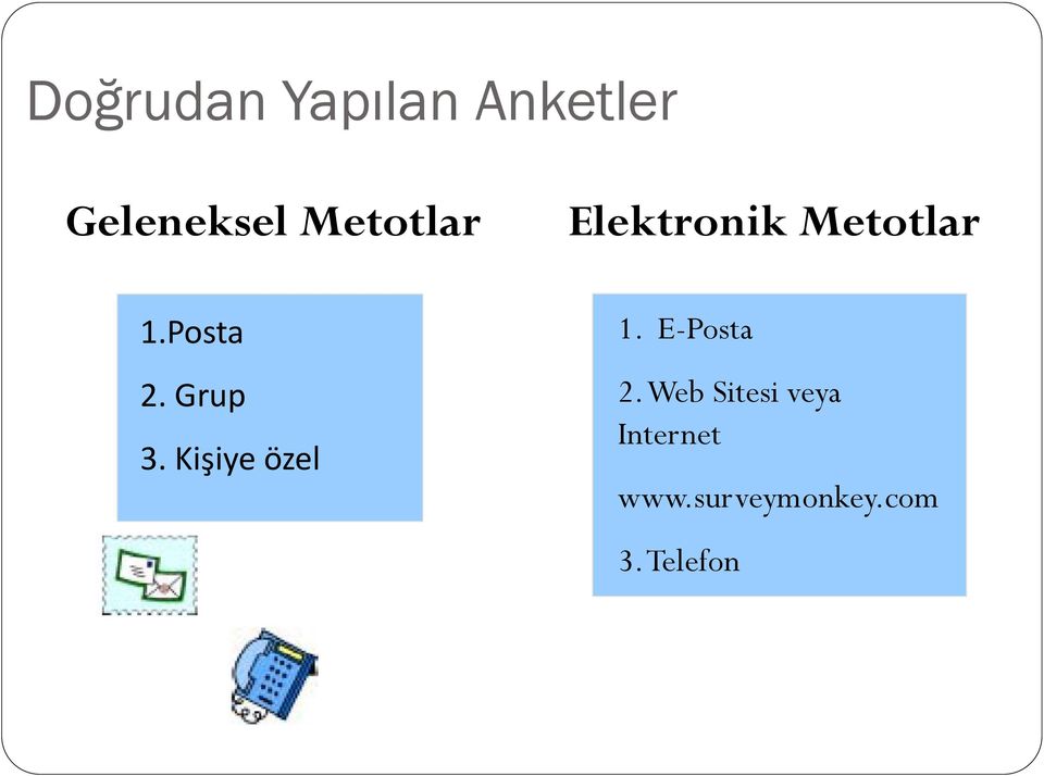 Kişiye özel Elektronik Metotlar 1.