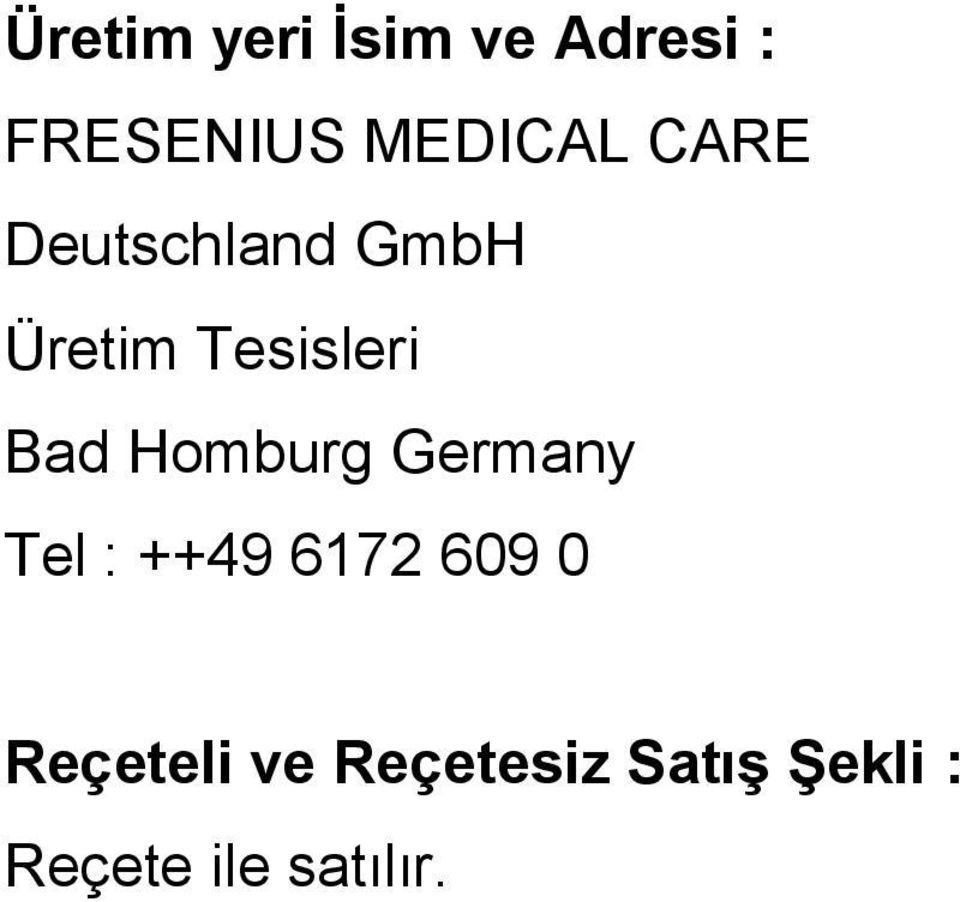 Tesisleri Bad Homburg Germany Tel : ++49 6172