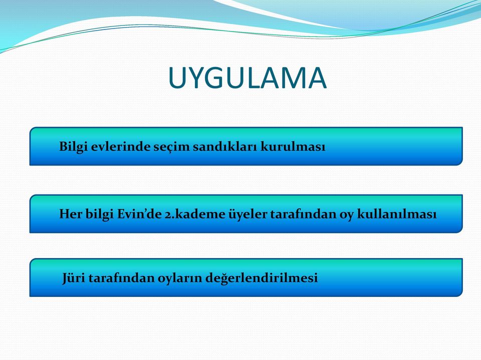 2.kademe yeler tarafından oy