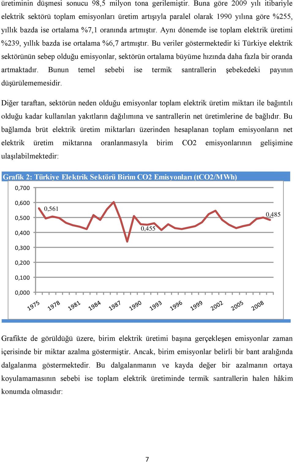 Aynı dönemde ise toplam elektrik üretimi %239, yıllık bazda ise ortalama %6,7 artmıģtır.