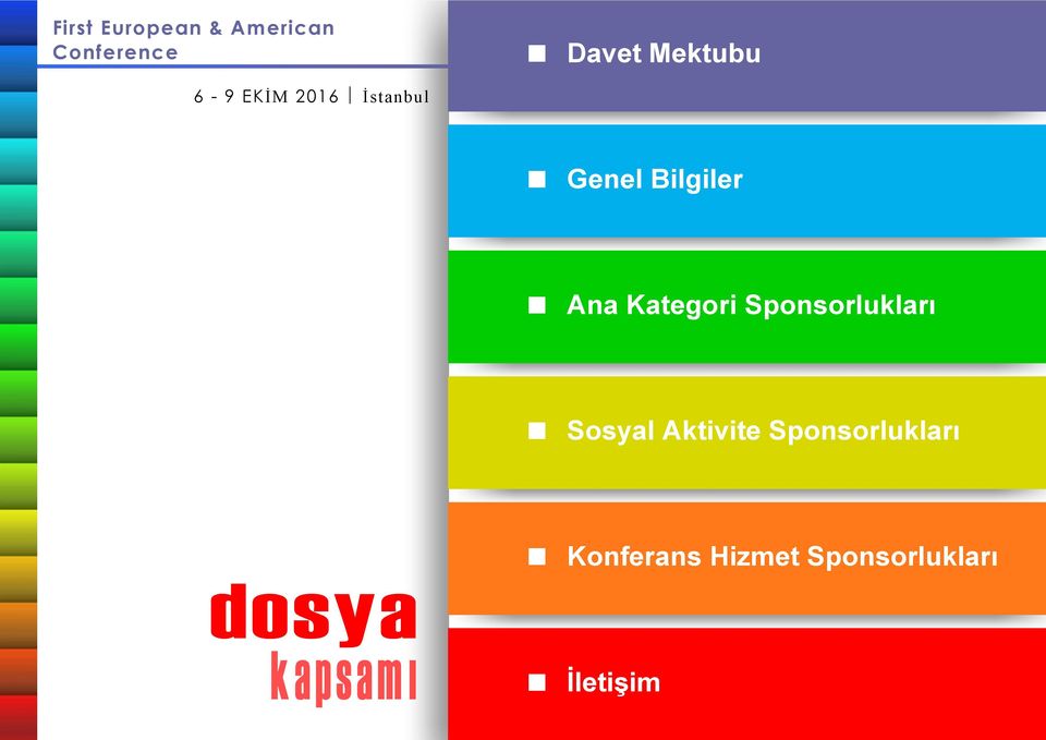 Sosyal Aktivite Sponsorlukları