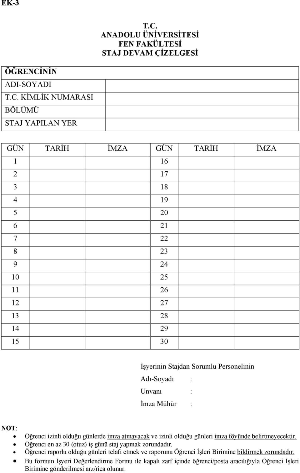 NİN ADI-SOYADI T.C.