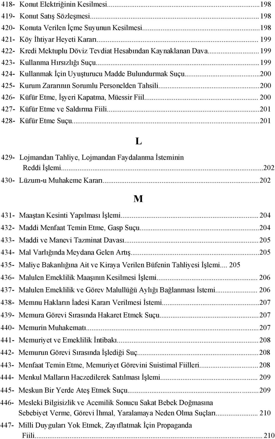 ..200 425- Kurum Zararının Sorumlu Personelden Tahsili...200 426- Küfür Etme, İşyeri Kapatma, Müessir Fiil... 200 427- Küfür Etme ve Saldırma Fiili...201 428- Küfür Etme Suçu.