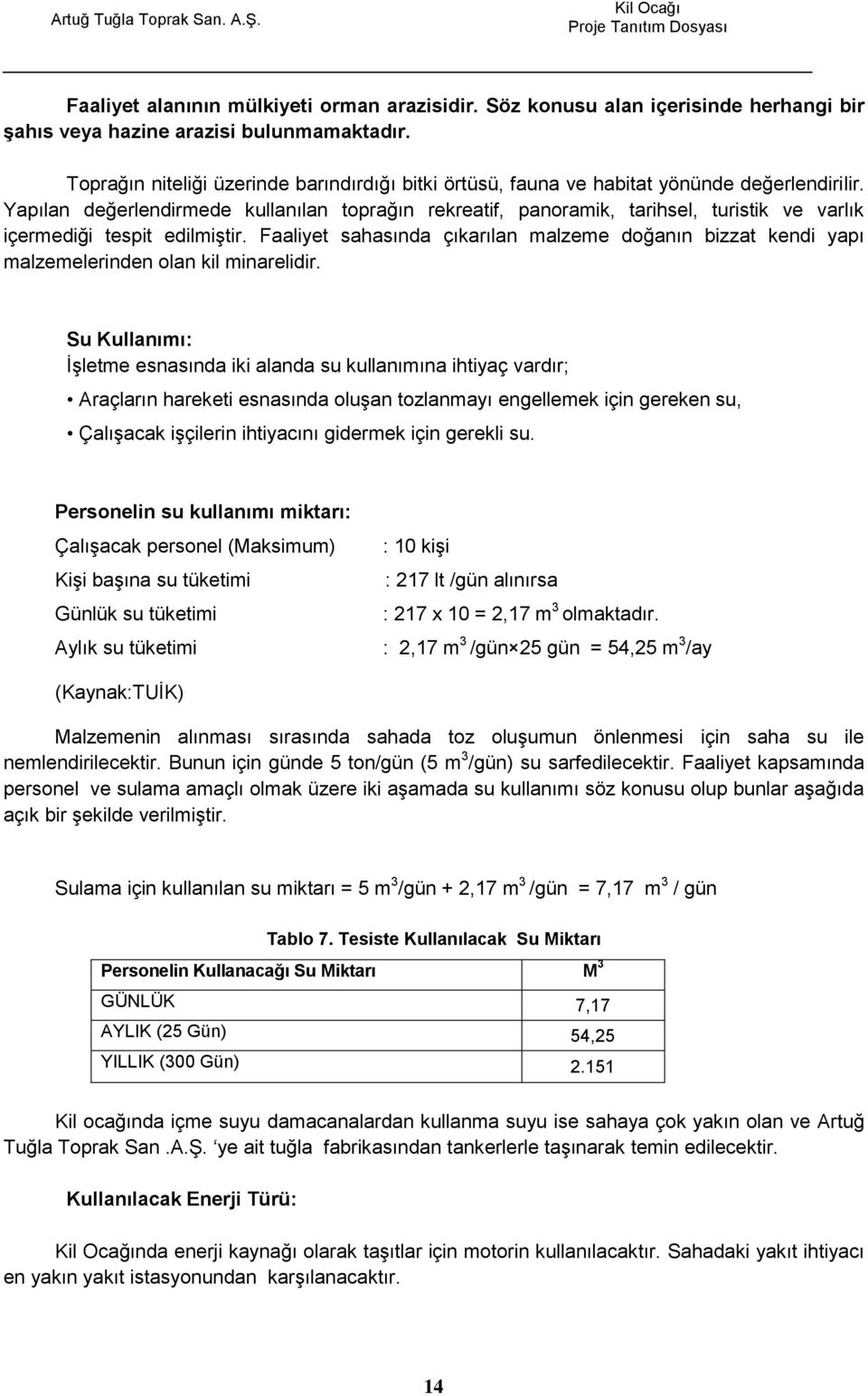 Yapılan değerlendirmede kullanılan toprağın rekreatif, panoramik, tarihsel, turistik ve varlık içermediği tespit edilmiģtir.