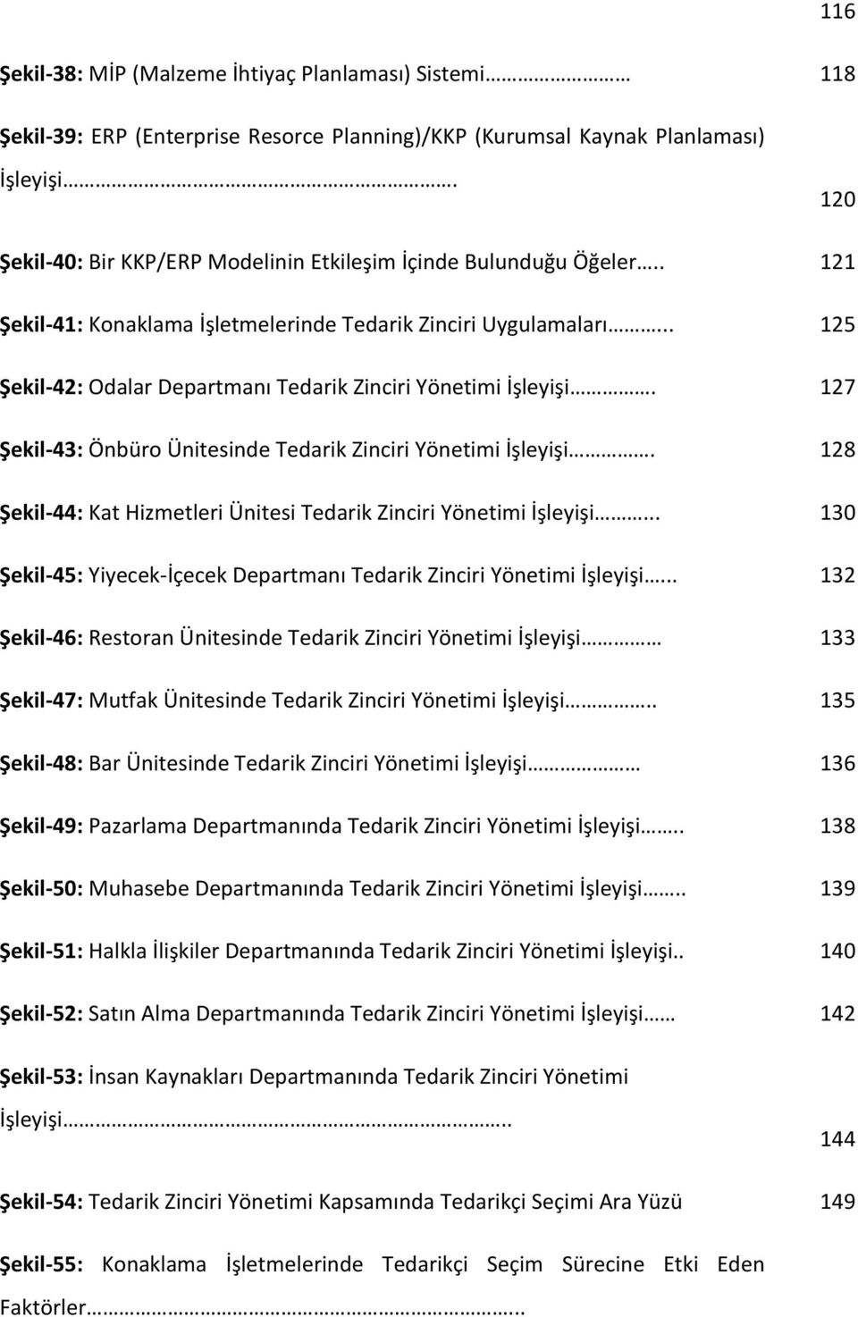 .. 125 Şekil-42: Odalar Departmanı Tedarik Zinciri Yönetimi İşleyişi. 127 Şekil-43: Önbüro Ünitesinde Tedarik Zinciri Yönetimi İşleyişi.